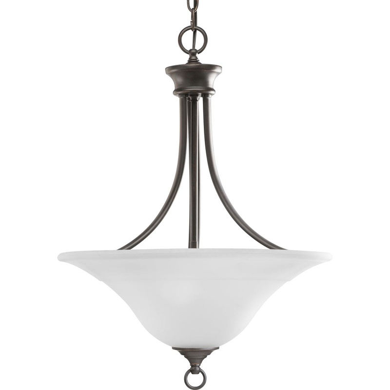 Progress Lighting Trinity 3-Light Antique Bronze Transitional Chandelier