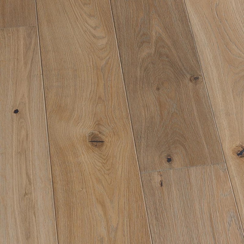 Malibu Wide Plank Roosevelt French Oak 3/8 in. T x 6.5 in. W Click Lock Wire Brushed Engineered Hardwood Flooring (23.6 sq. ft./case)