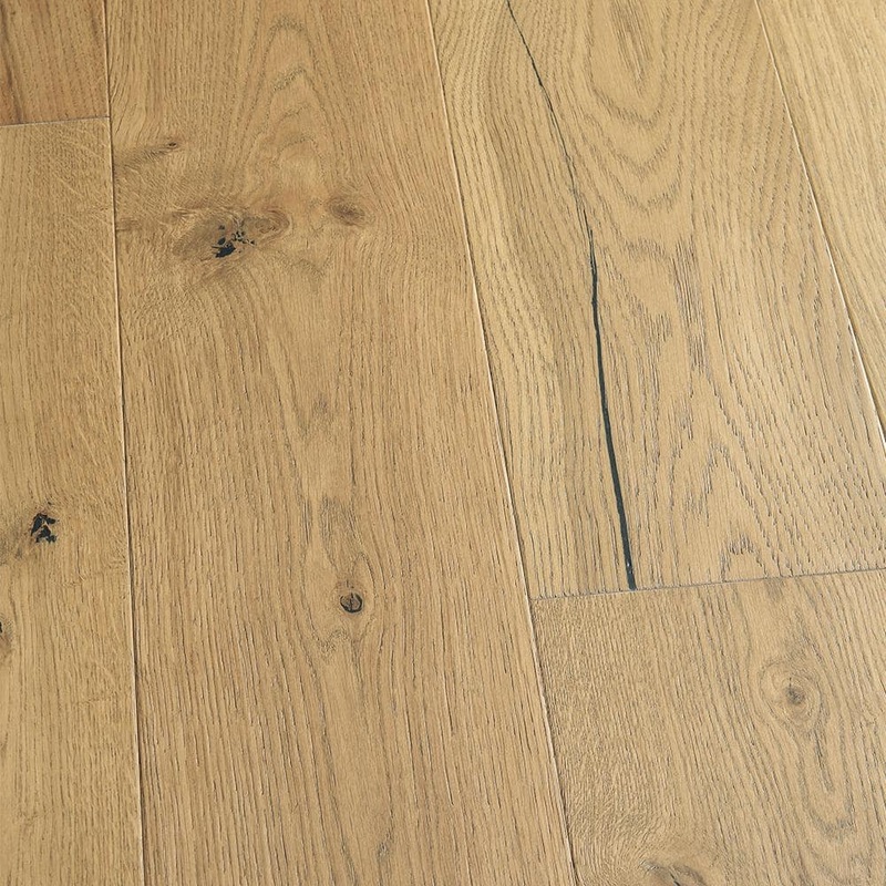 Malibu Wide Plank Sunset Cliffs French Oak 1/2 in. T x 7.5 in. W Tongue & Groove Wirebrushed Engineered Hardwood Flooring (23.3 sqft/case)