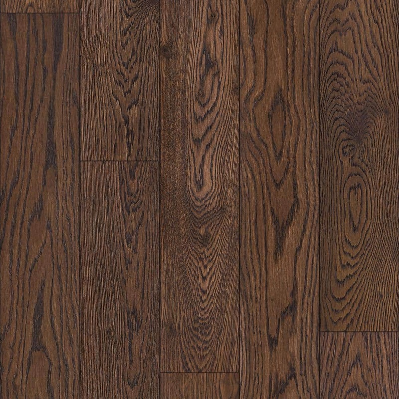 ACQUA FLOORS Cameron Oak 1/4 in. T x 5 in. W Click Lock Wire Brushed Engineered Hardwood Flooring (16.68 sq.ft./case)