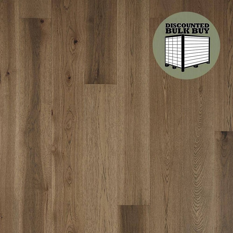 ASPEN FLOORING Crown Hickory 1/2 in. T x 7.5 in. W Tongue and Groove Wire Brushed Engineered Hardwood Flooring (1399.05 sqft/pallet)