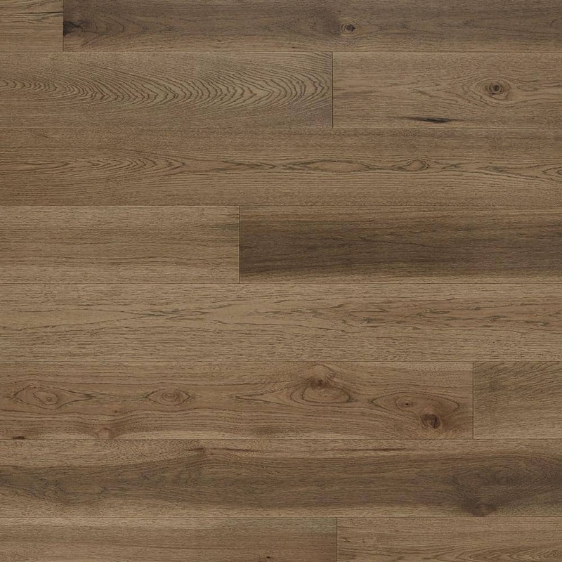 ASPEN FLOORING Crown Hickory 1/2 in. T x 7.5 in. W Water Resistant Wire Brushed Engineered Hardwood Flooring (31.09 sqft/case)