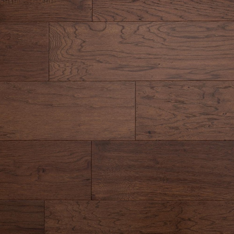 ASPEN FLOORING Holland Hickory 3/8 in. T x 6.5 in. W Tongue and Groove Light Distressed Engineered Hardwood Flooring (43.6 sqft/case)