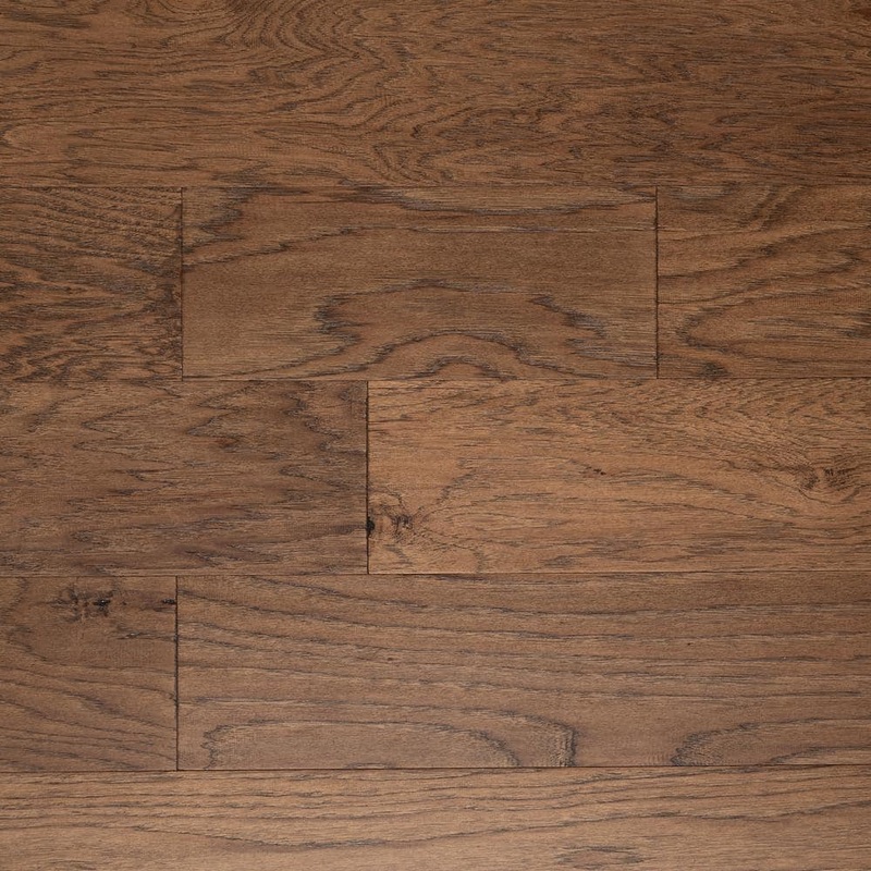 ASPEN FLOORING Brooke Hickory 3/8 in. T x 6.5 in. W Tongue and Groove Light Distressed Engineered Hardwood Flooring (43.6 sqft/case)