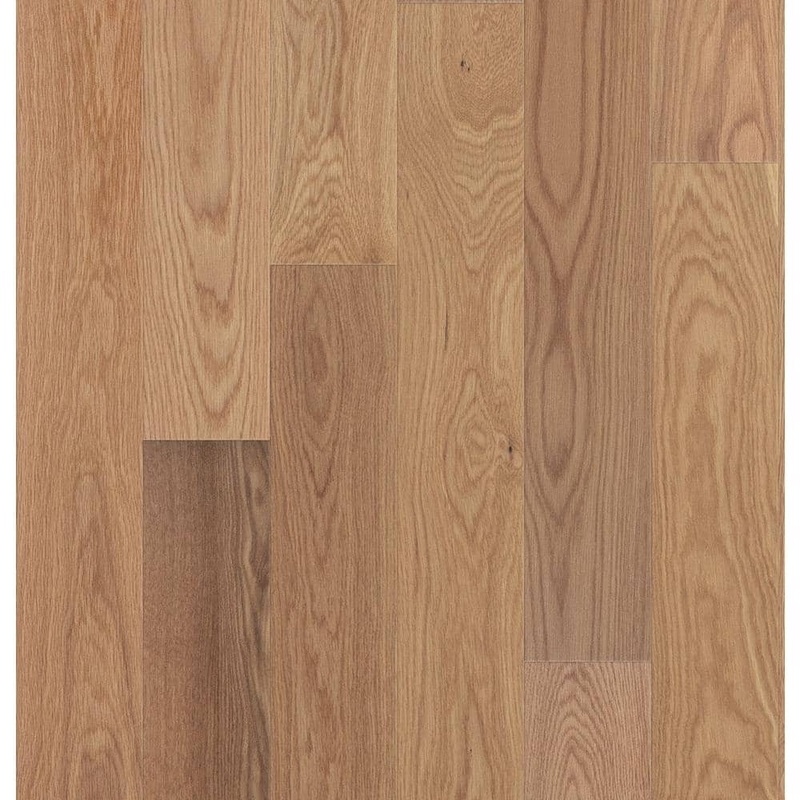 Unbranded Natural White Oak 1/2 in. T x 5.2 in. W Click Lock Smooth Engineered Hardwood Flooring (28.2 sq.ft./case)