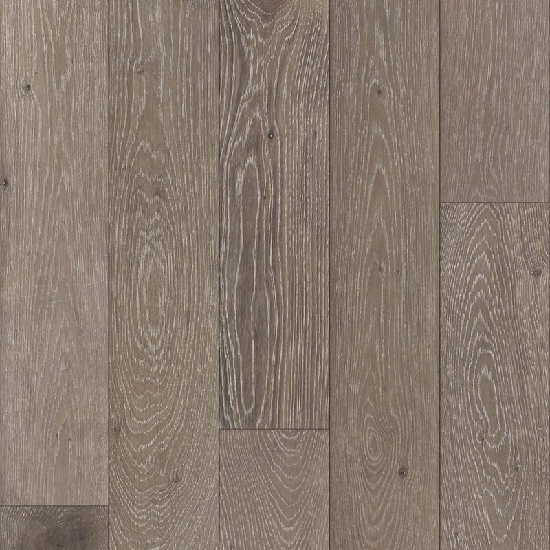ACQUA FLOORS Mansfield Oak 1/4 in. T x 5 in. W Click Lock Wire Brushed Engineered Hardwood Flooring (16.68 sq.ft./case)