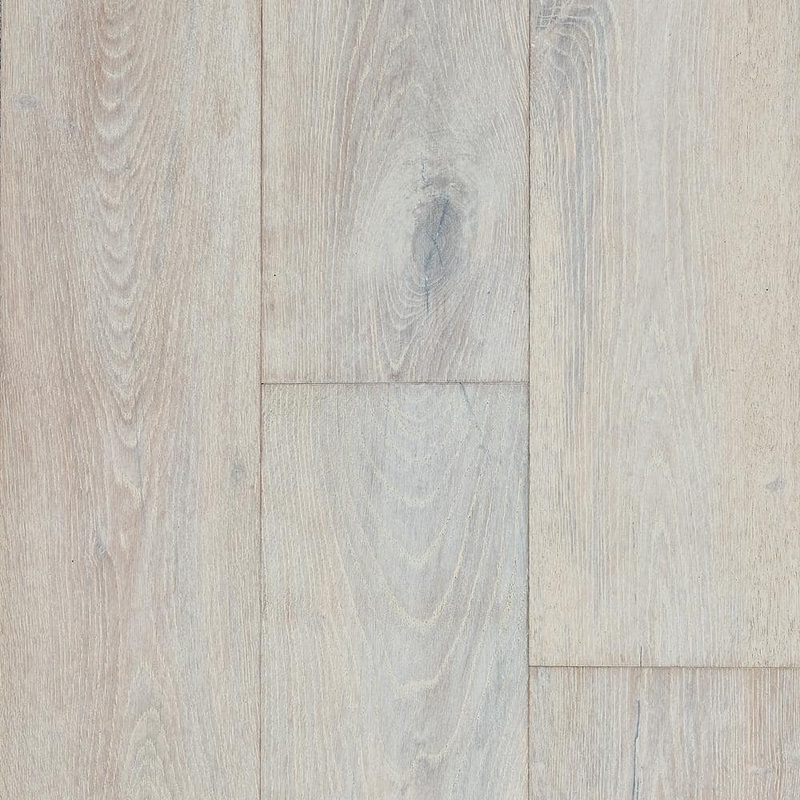 Sure+ Lambswool White Oak 1/4 in. T x 6.5 in. W Click Lock Wire Brushed Engineered Hardwood Flooring (21.7 sq.ft./case)