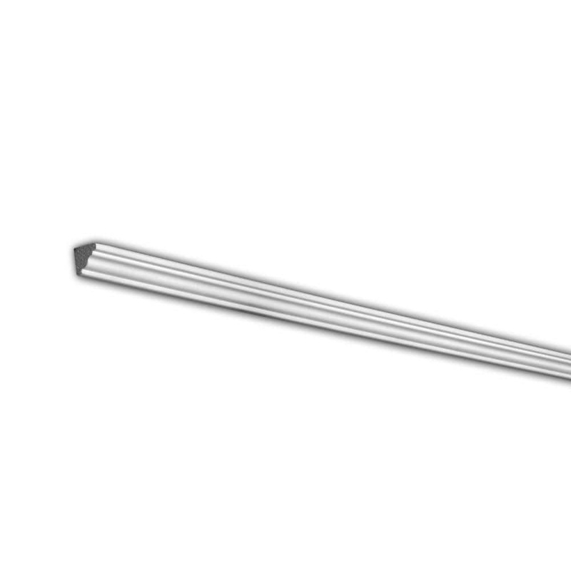 American Pro Decor 5/8 in x 5/8 in. x 96 in. Plain Recycled Polystyrene Solid Crown Moulding Pro Pack 160 LF (20-Pack)