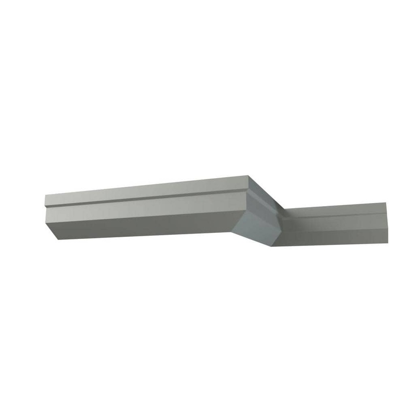 Ekena Millwork Armando 6 in. D x 6 in. W x 96 in. L Polyurethane Crown Moulding