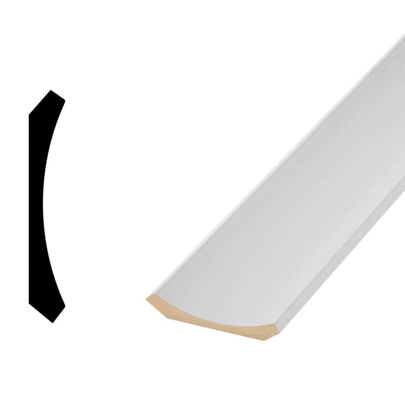 Woodgrain Millwork 425 11/16 in. x  4 1/4 in. x  96 in. Craftsman Primed MDF Crown Moulding (1-Piece  8 Total Linear Feet)