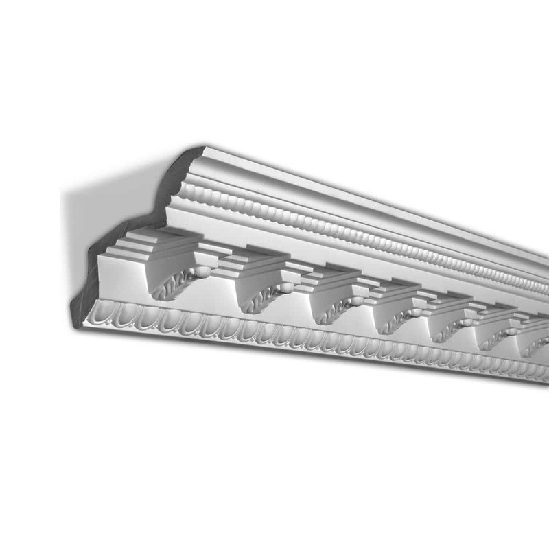 American Pro Decor 5-7/8 in. x 4-15/16 in. x 94-1/2 in. Decorative Polyurethane Crown Moulding Pro Pack 15-1/2 LF (2-Pack)