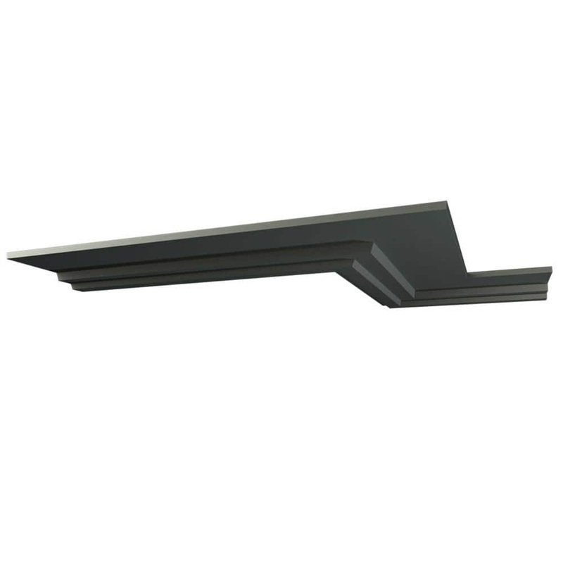 Ekena Millwork Anita 8.5 in. D x 8.5 in. W x 96 in. L Polyurethane Crown Moulding