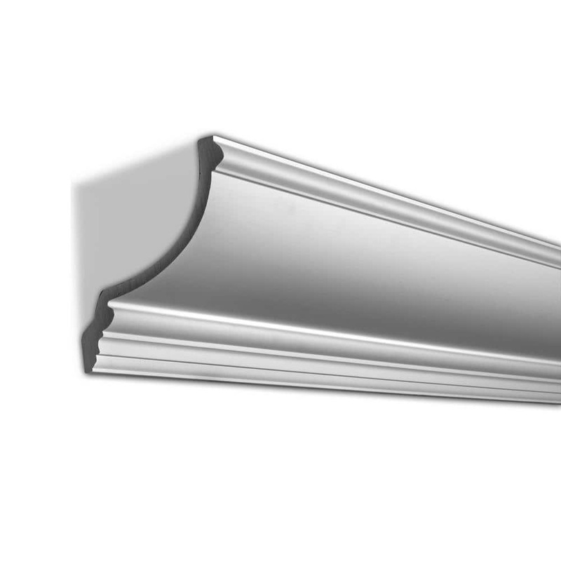 American Pro Decor 5-3/4 in. x 6-1/2 in. x 94-1/2 in. Plain Polyurethane Crown Moulding Pro Pack 15-1/2 LF (2-Pack)