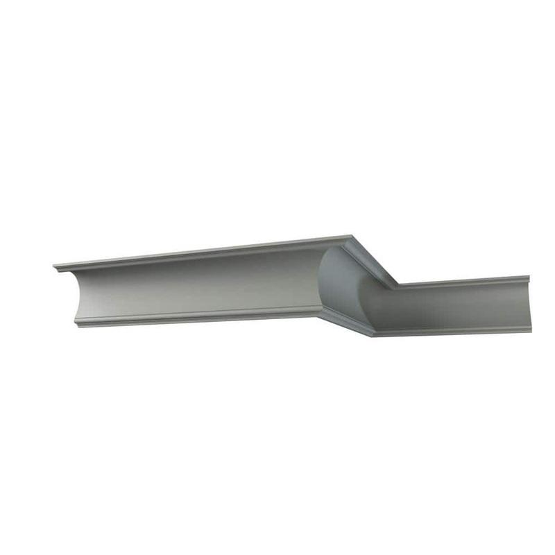 Ekena Millwork Danielle 7.875 in. D x 9.875 in. W x 96 in. L Polyurethane Crown Moulding