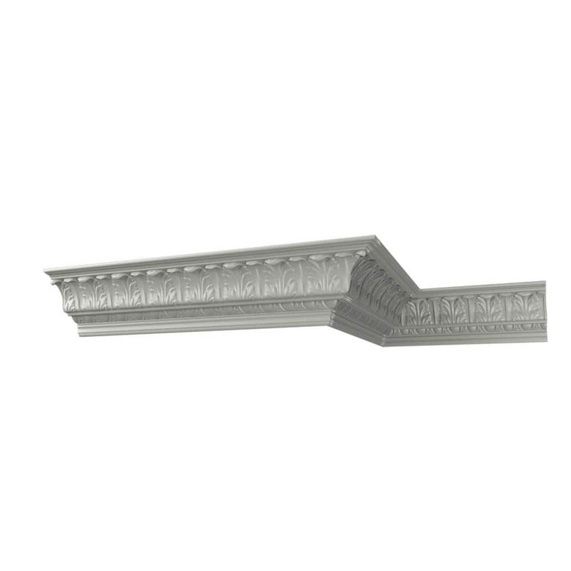 Ekena Millwork McAllen 5.25 in. D x 7.5 in. W x 96 in. L Polyurethane Crown Moulding