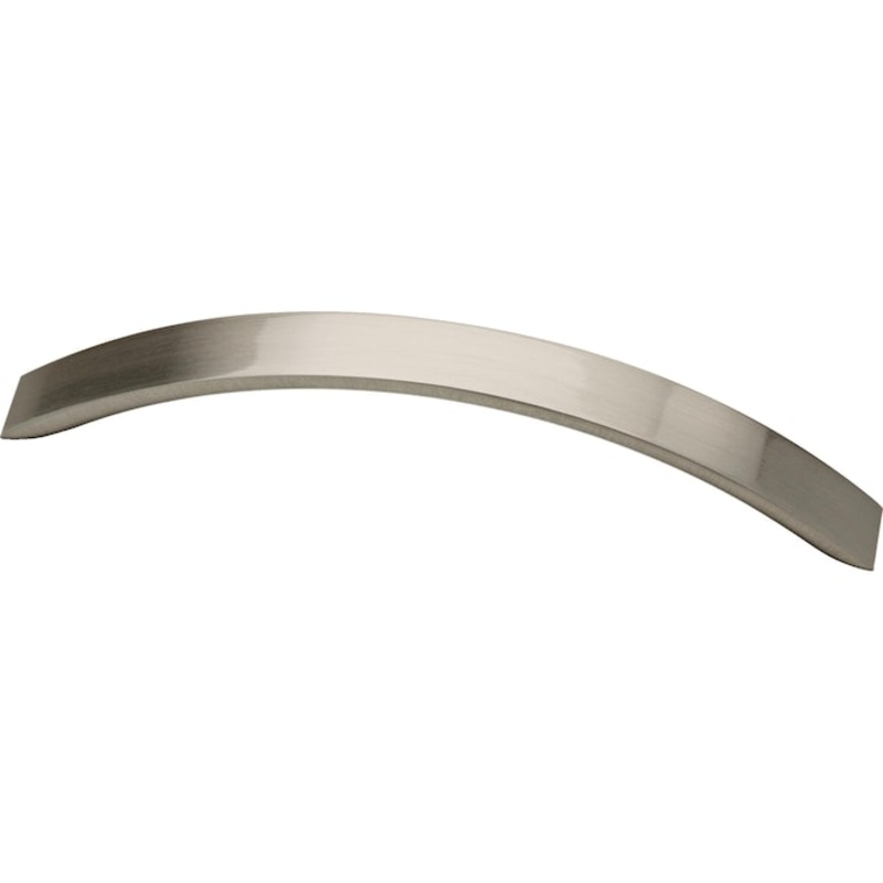 allen + roth Alaric (128Mm) Center to Center Satin Nickel Arch Handle Drawer Pull
