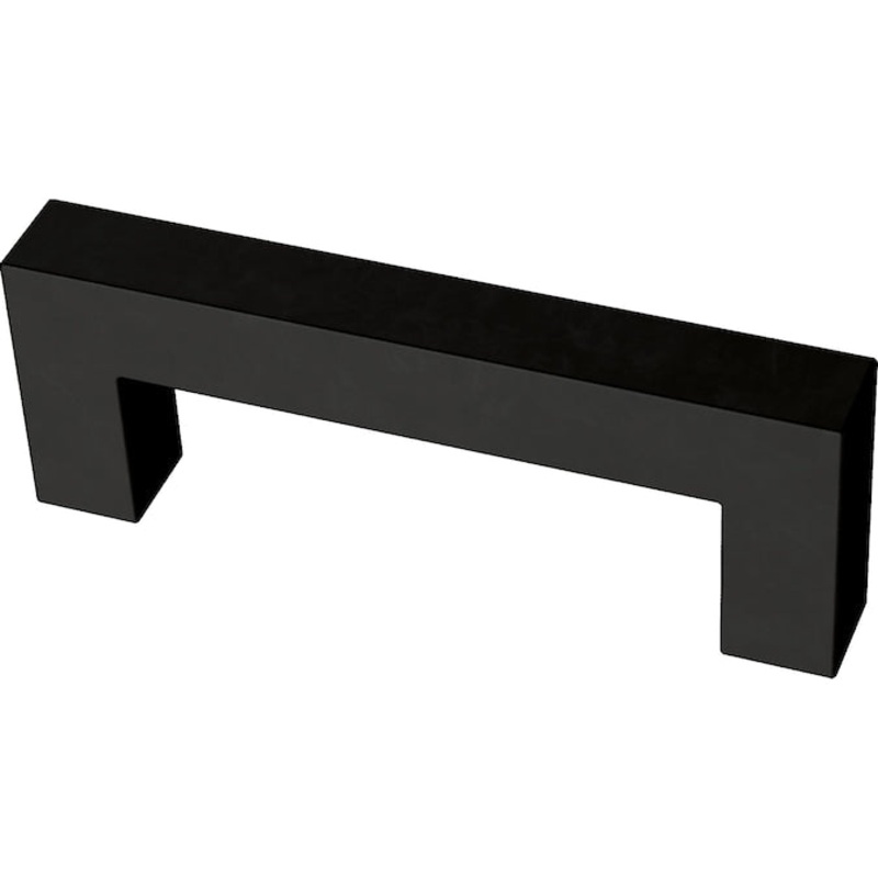 Origin21 Origin 21 Casper 3-in (76Mm) Center to Center Matte Black Rectangular Handle Drawer Pull