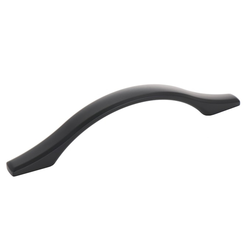 allen + roth GRACE 3-3/4-in (96mm) Center to Center Matte Black Arch Handle Drawer Pull