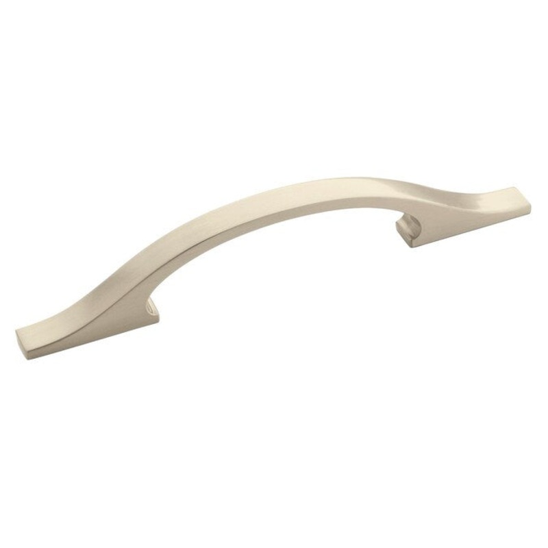 Amerock Conrad 3-3/4-in (96mm) Center to Center Satin Nickel Arch Handle Drawer Pull