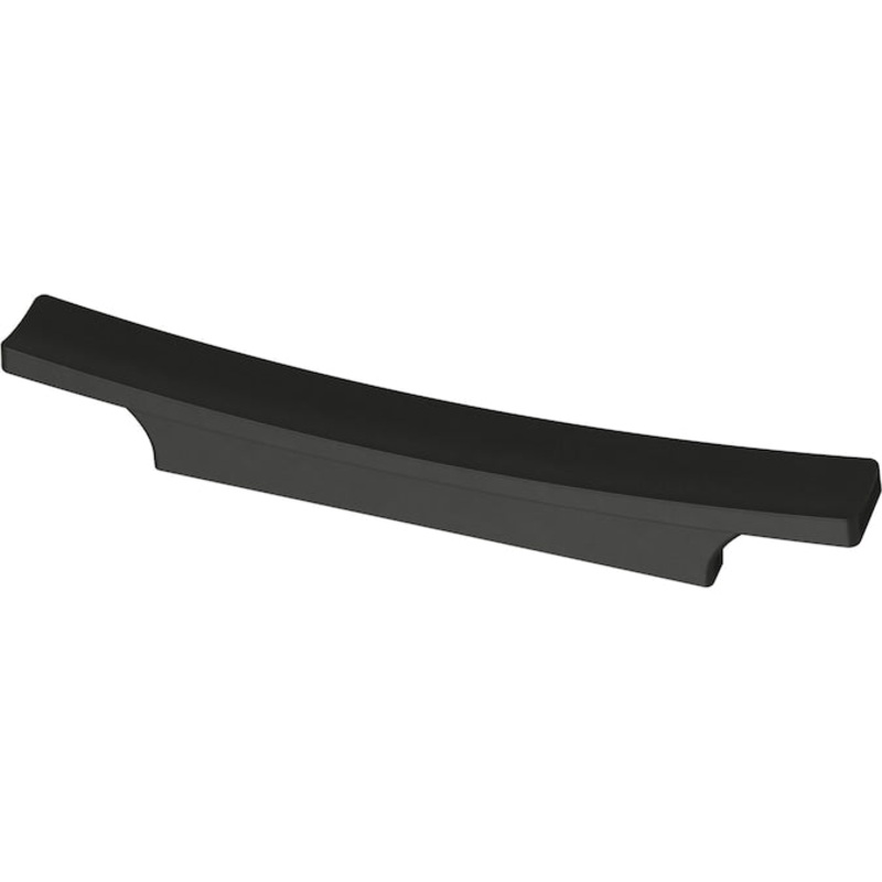 Brainerd Flared Square 3-in or 3-3/4-in (76Mm or 96mm) Center to Center Matte Black Dual Mount Square Bar Drawer Pull