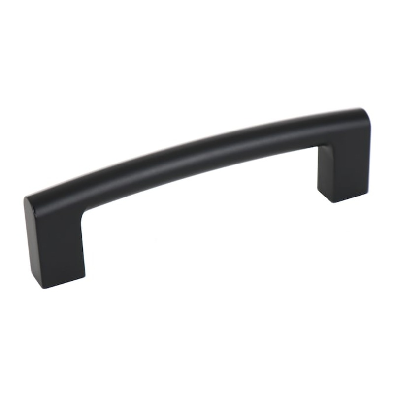Origin 21 NOE 3-3/4-in (96mm) Center to Center Matte Black Cylindrical Handle Drawer Pull