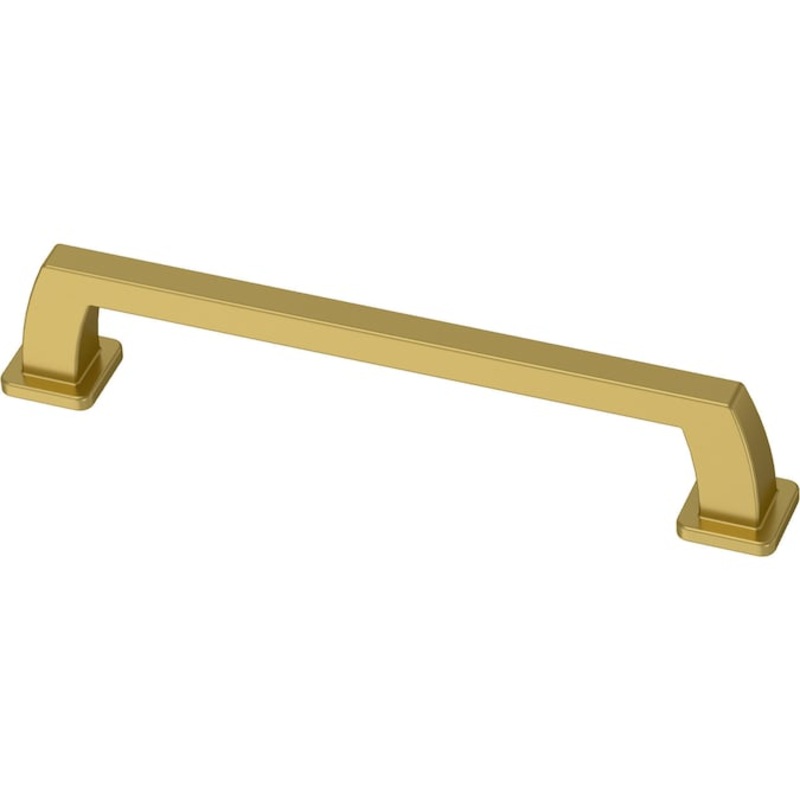 Origin21 Origin 21 Mattis 5-1/16-in (128mm) Center to Center Brushed Gold Rectangular Handle Drawer Pull