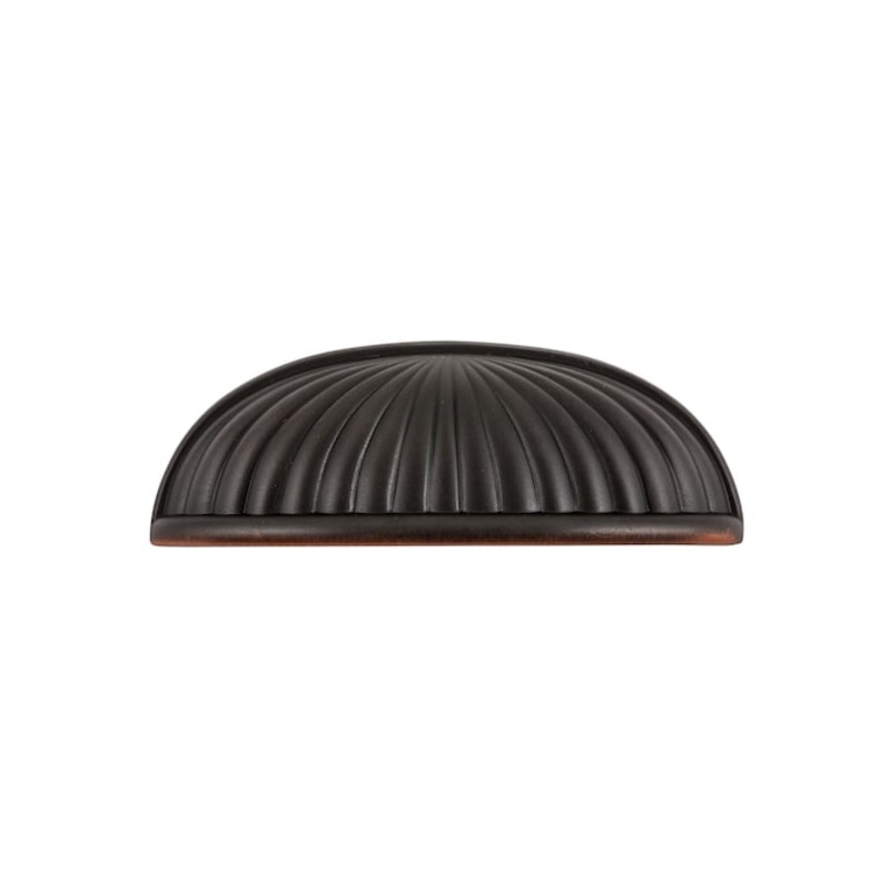 Sumner Street Home Hardware Belmont 3-in (76mm) Center to Center Oil-Rubbed Bronze Oval Cup Drawer Pull