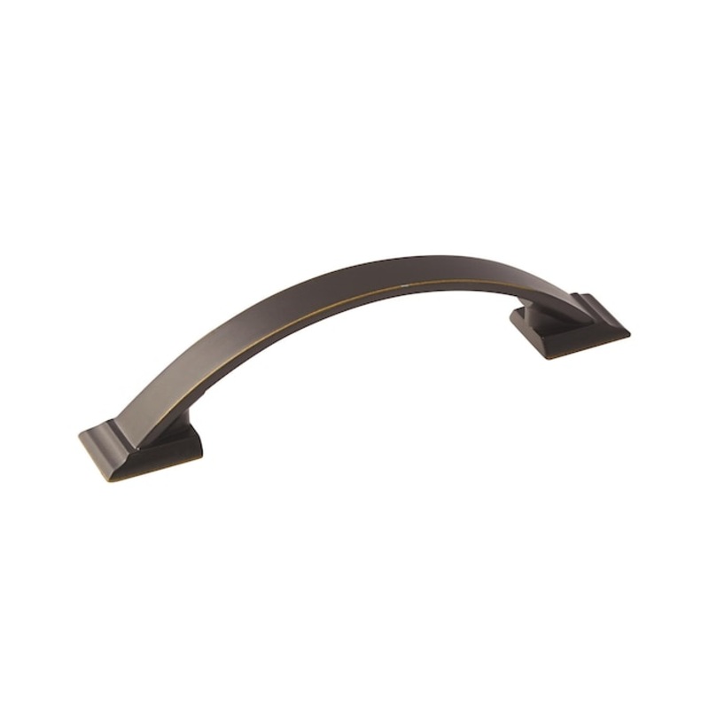 Amerock Candler 3-3/4-in (96mm) Center to Center Venetian Bronze Arch Handle Drawer Pull