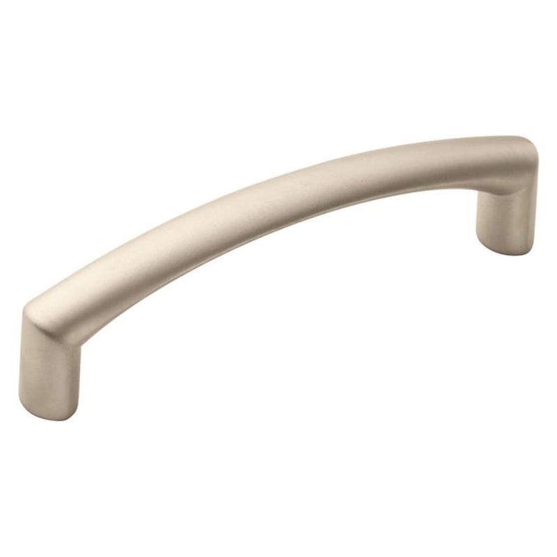Amerock Essential’Z 6-5/16-in (160mm) Center to Center Satin Nickel Matte Arch Handle Drawer Pull