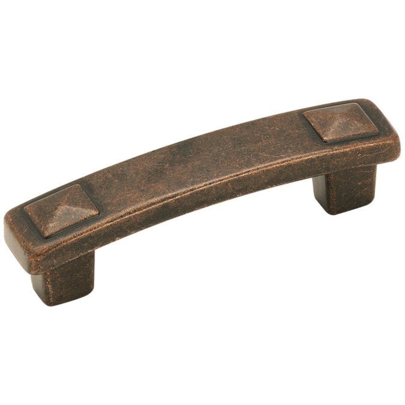 Amerock Forgings 3-in (76mm) Center to Center Rustic Bronze Arch Handle Drawer Pull