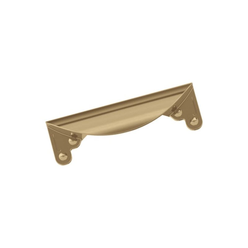Amerock Inspirations 3-in (76mm) Center to Center Champagne Bronze Arch Cup Drawer Pull