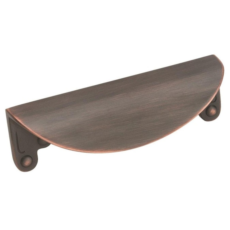 Amerock Inspirations 3-in (76mm) Center to Center Oil Rubbed Bronze Cup Drawer Pull