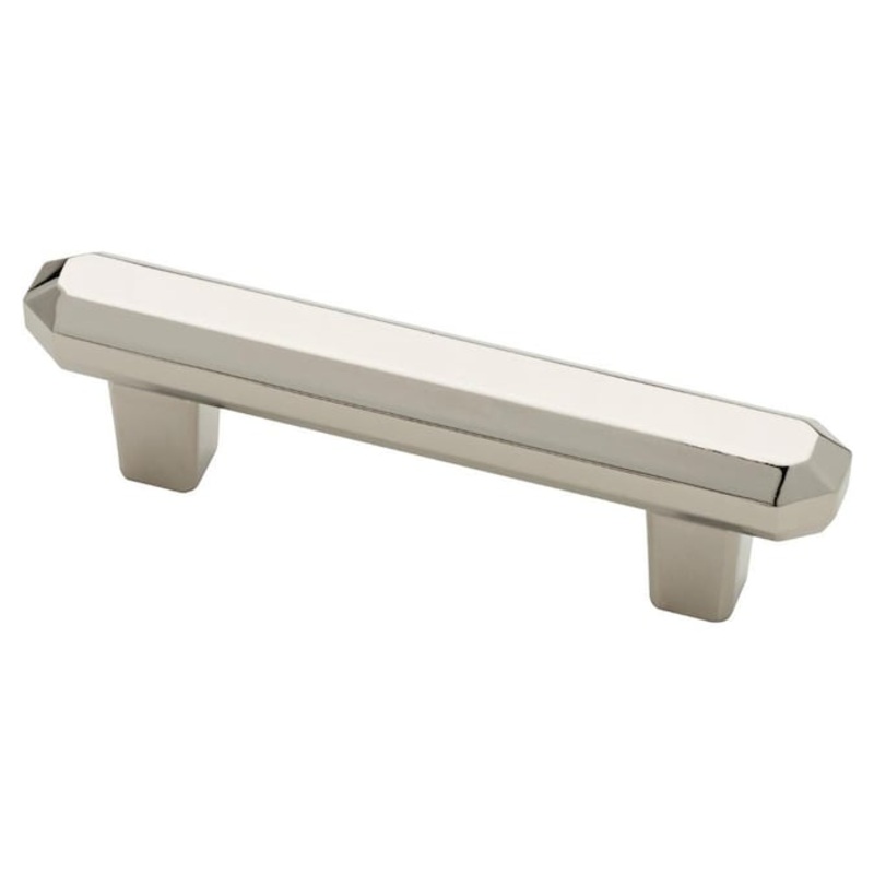 Brainerd Serafina 3-in (76mm) Center to Center Polished Nickel Novelty Bar Drawer Pull