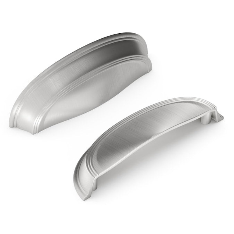 Hickory Hardware American Diner 3-in or 3-3/4-in (96mm) Center to Center Arch Cup Drawer Pull