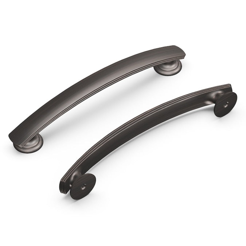 Hickory Hardware American Diner 5-1/16-in (128mm) Center to Center Vintage Bronze Arch Handle Drawer Pull