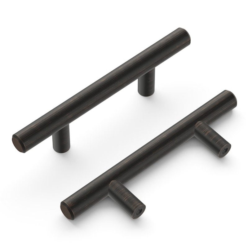 Hickory Hardware Bar Pulls (64mm) Center to Center Rectangular Bar Drawer Pull