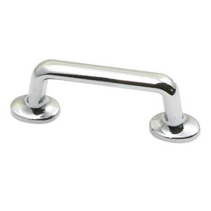 Rusticware Traditional 3-in (76mm) Center to Center Chrome Dual Mount Cylindrical Handle Drawer Pull
