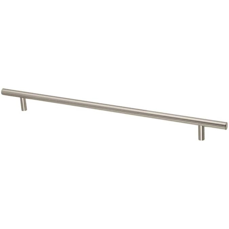 Style Selections 12-in (32mm) Center to Center Satin Nickel Rectangular Bar Drawer Pull