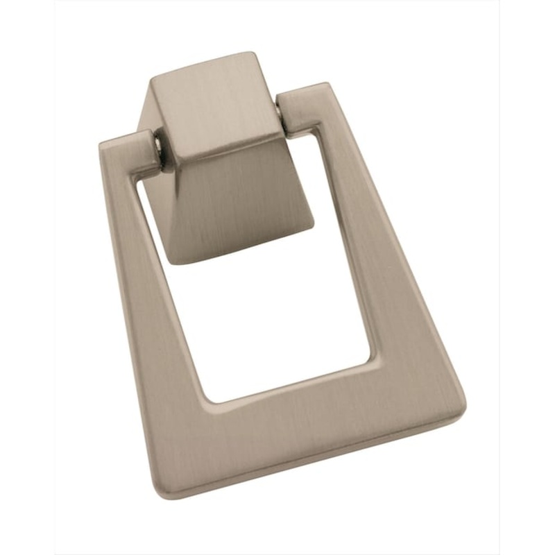 Amerock Blackrock 1-13/16-in (46mm) Center to Center Satin Nickel Triangular Pendant Drawer Pull