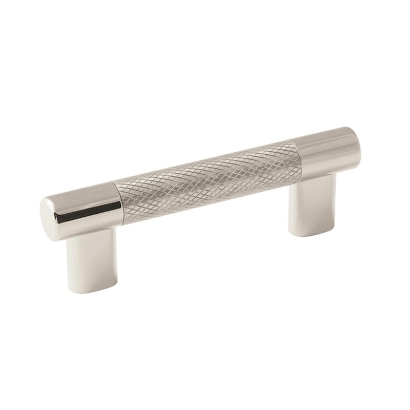 Amerock Esquire 3-in or 3-3/4-in (76Mm or 96mm) Center to Center Dual Mount Cylindrical Bar Drawer Pull