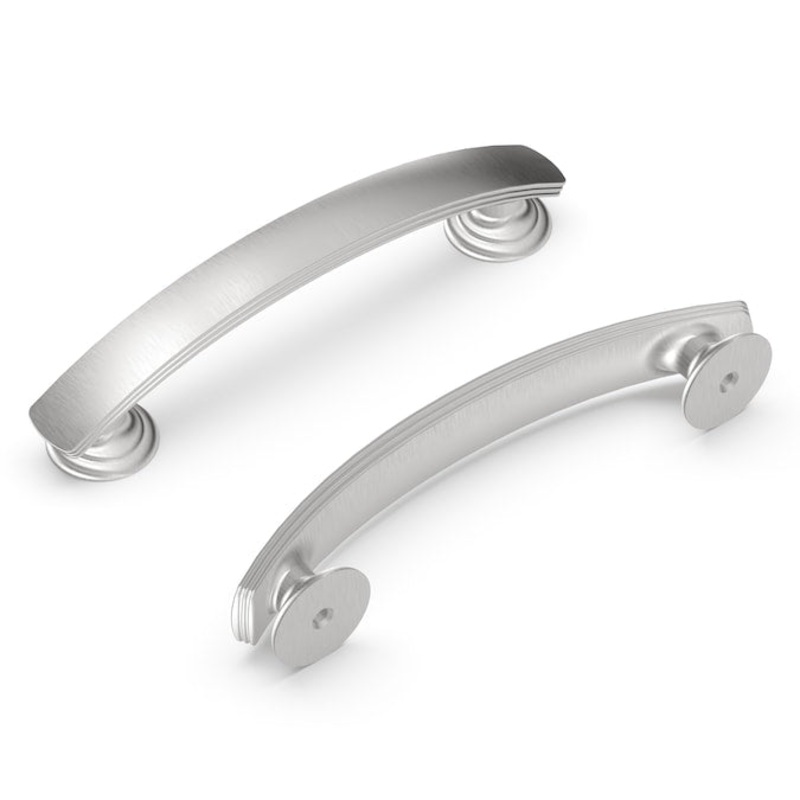 Hickory Hardware American Diner 3-3/4-in (96Mm) Center to Center Stainless Steel Arch Handle Drawer Pull