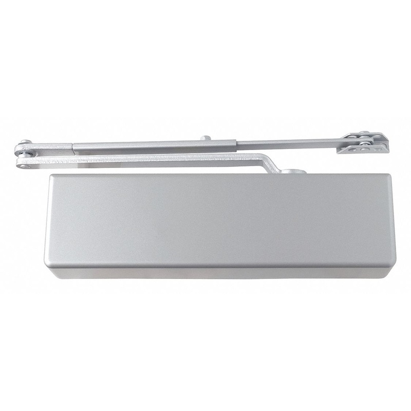 DEXTER Heavy Duty Grade 1 Door Closer, Aluminum, 13 5/8 in