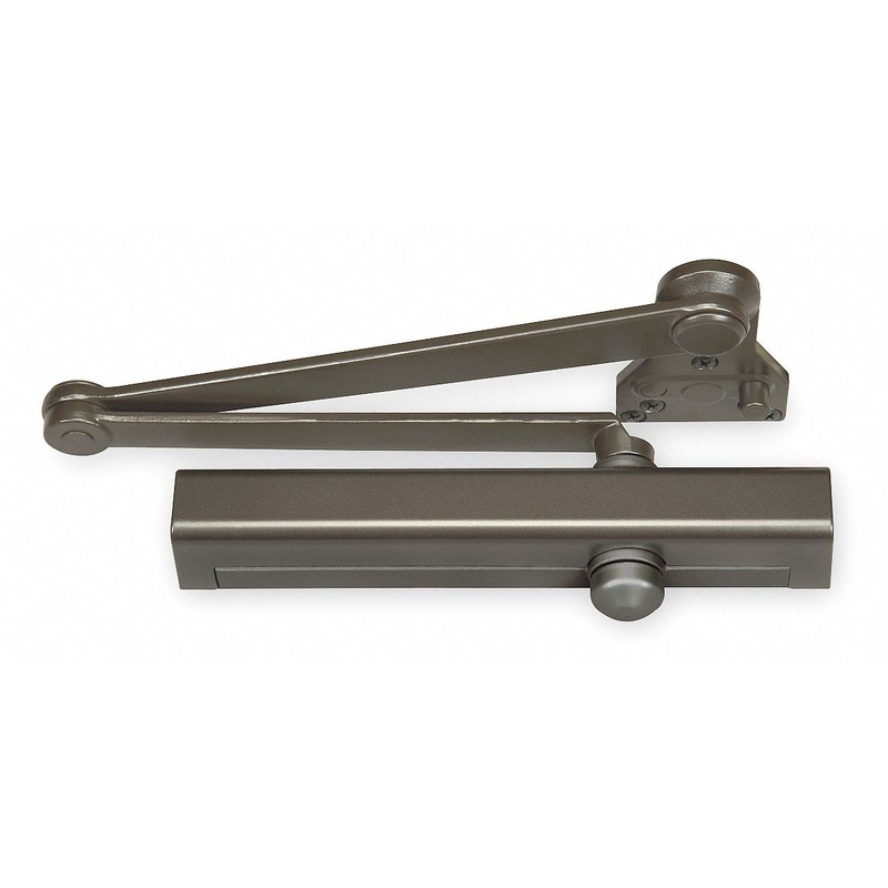 NORTON DOOR CONTROLS Heavy Duty Top Frame Door Closer, Grade 1, Bronze