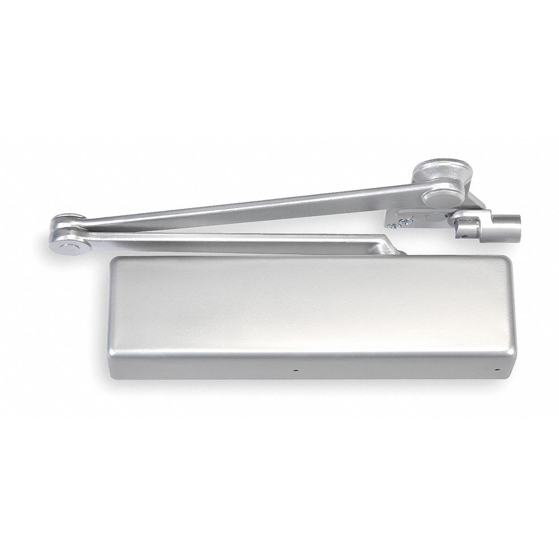 Norton Door Controls Top Frame Mounted Heavy Duty Door Closer, Aluminum