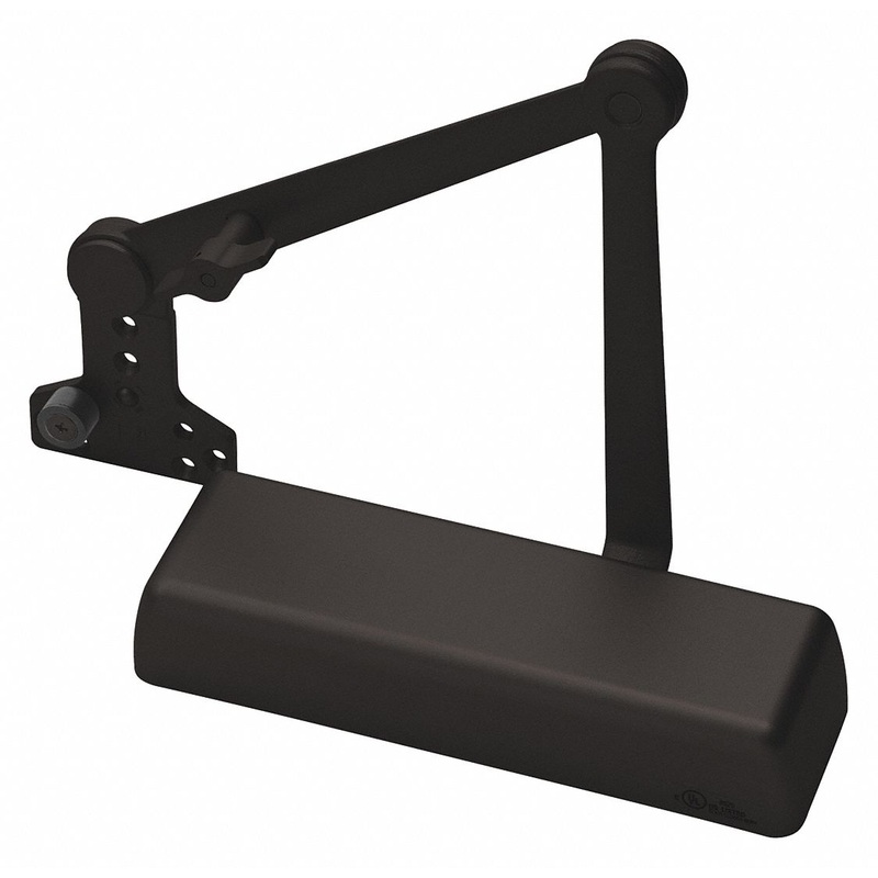 ASSA ABLOY ACCENTRA Heavy-Duty Bronze Door Closer, Parallel Mount