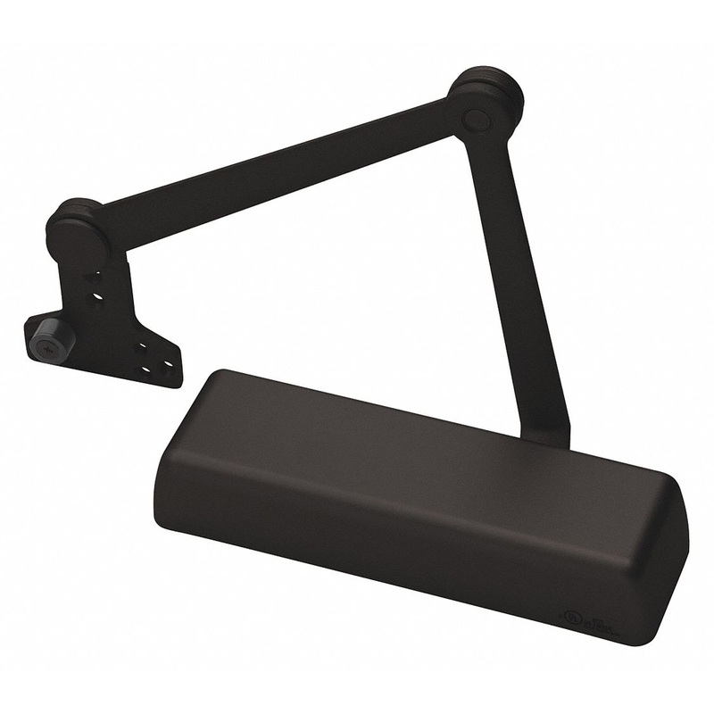 ASSA ABLOY ACCENTRA Heavy Duty Dark Bronze Door Closer, Parallel Mounting
