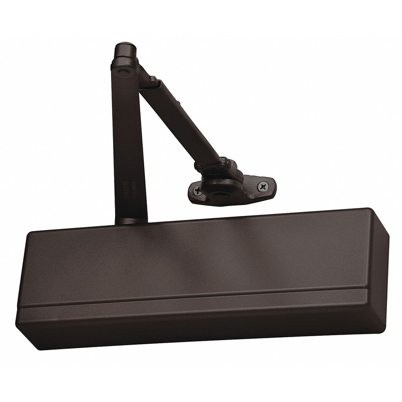 SARGENT Heavy Duty Bronze Door Closer, Grade 1 – Parallel/Top Frame Mount