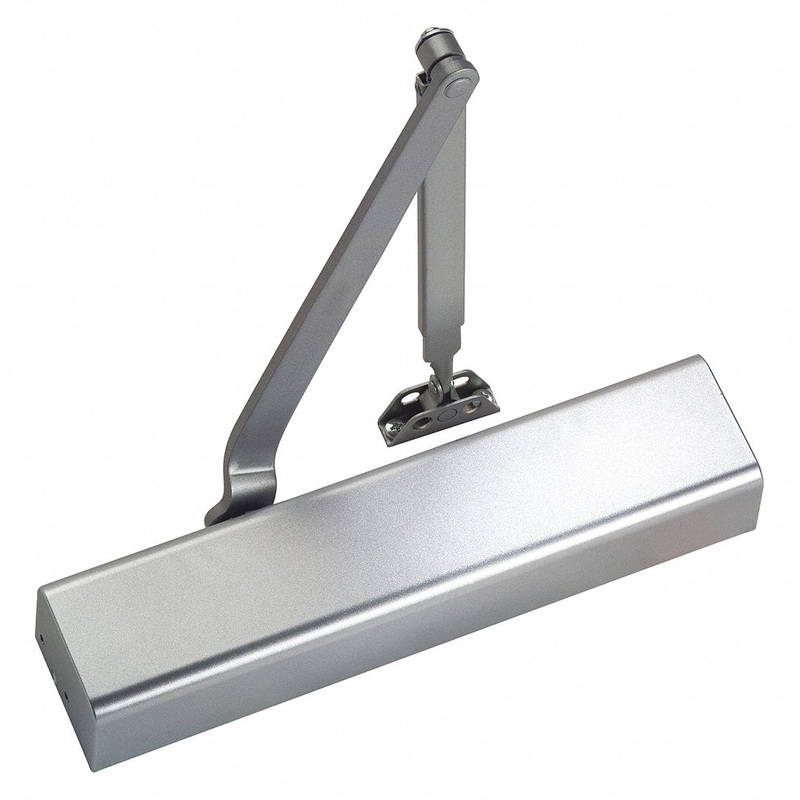 ABILITY ONE Heavy Duty Door Closer, Grade 1 Parallel/Standard Mount, Aluminum