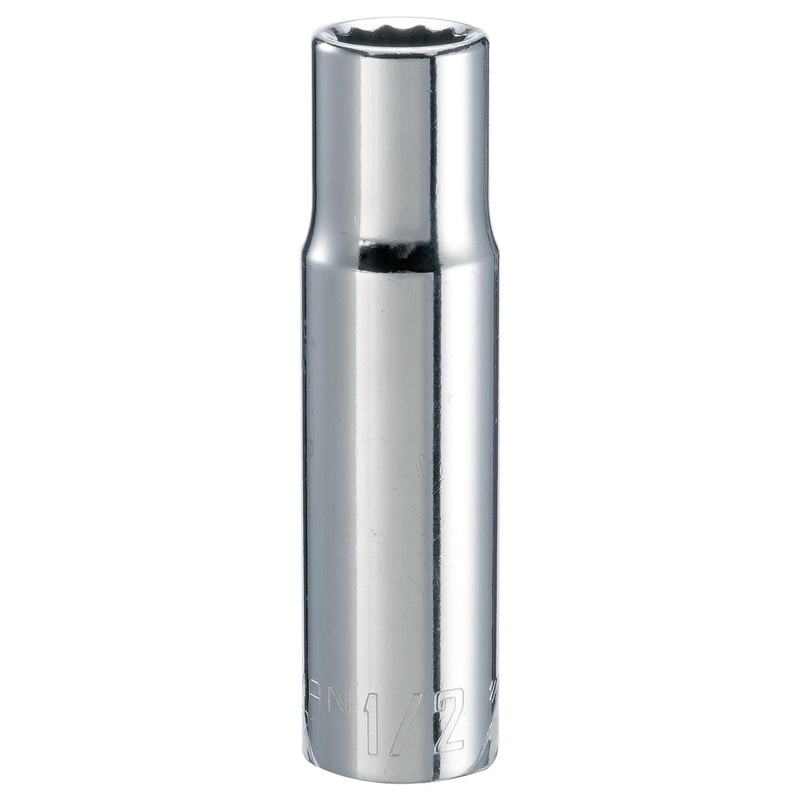 Craftsman 1/2 in. SAE 12 Point Deep Socket – Polished Chrome