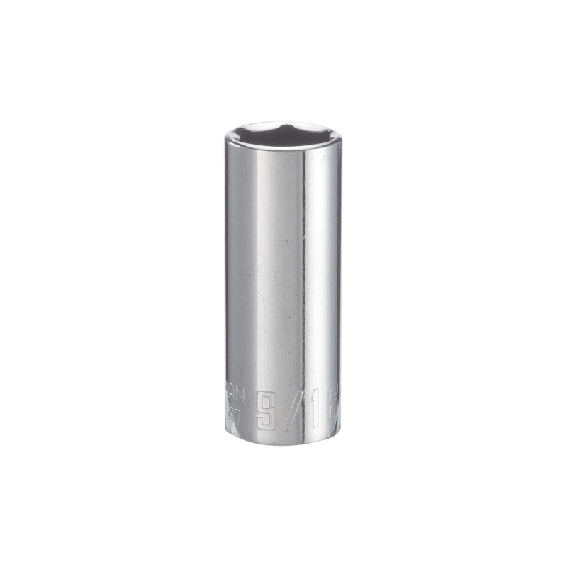 Craftsman 9/16 in. SAE 6 Point Deep Socket, 1/4 in. Drive